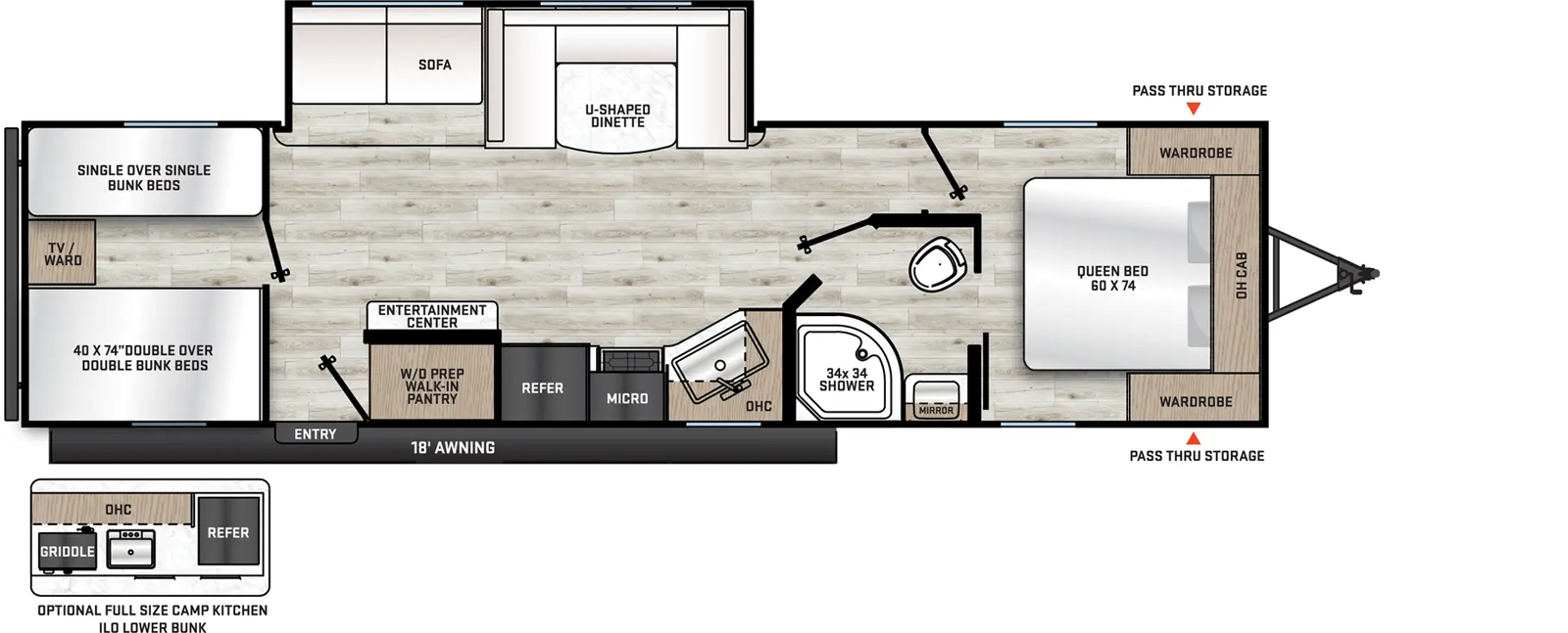 281QBUNK Floorplan Image